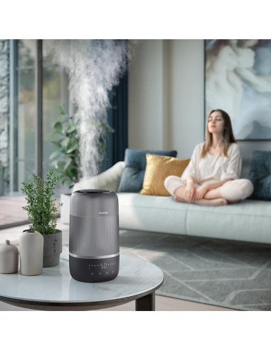PHILIPS Humidifier Series 1000 До 41 m2 3 настройки сиво