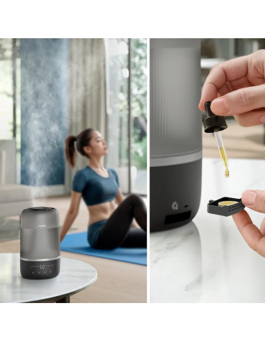 PHILIPS Humidifier Series 1000 До 41 m2 3 настройки сиво