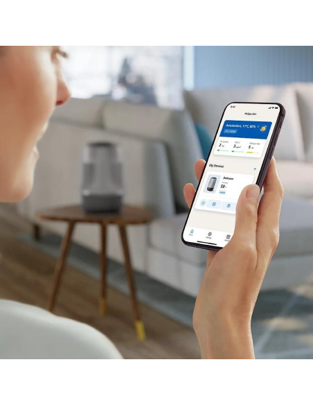 PHILIPS Humidifier Series 1000 До 41 m2 3 настройки сиво