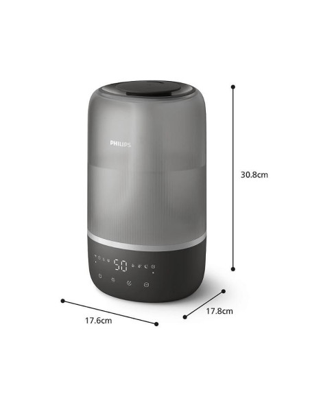 PHILIPS Humidifier Series 1000 До 41 m2 3 настройки сиво