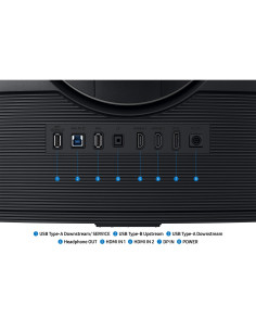 SAMSUNG LS37FG750EUXEN 37 инча 3840x2160 16:9 1ms 2xHDMI DP USB Извит 2