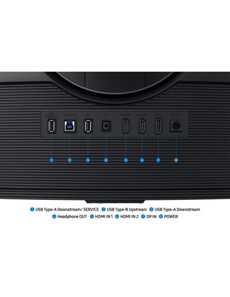 SAMSUNG LS37FG750EUXEN 37 инча 3840x2160 16:9 1ms 2xHDMI DP USB Извит