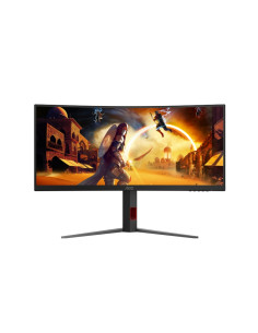 AOC CU34G4Z, 34" Curved 1500R, VA, WLED, 3440x1440@240Hz, 1ms GtG, 0.3ms MPRT, 450cd m/2, 2500:1, 80M:1 DCR, Adaptive Sync, F 2