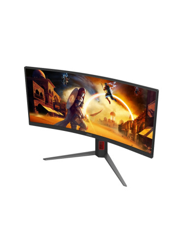 AOC CU34G4Z, 34" Curved 1500R, VA, WLED, 3440x1440@240Hz, 1ms GtG, 0.3ms MPRT, 450cd m/2, 2500:1, 80M:1 DCR, Adaptive Sync, F