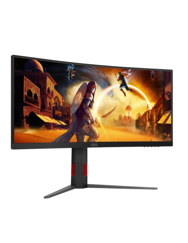 AOC CU34G4Z, 34" Curved 1500R, VA, WLED, 3440x1440@240Hz, 1ms GtG, 0.3ms MPRT, 450cd m/2, 2500:1, 80M:1 DCR, Adaptive Sync, F