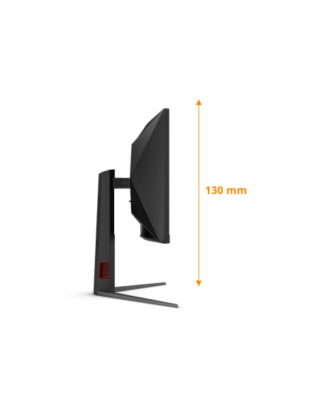 AOC CU34G4Z, 34" Curved 1500R, VA, WLED, 3440x1440@240Hz, 1ms GtG, 0.3ms MPRT, 450cd m/2, 2500:1, 80M:1 DCR, Adaptive Sync, F