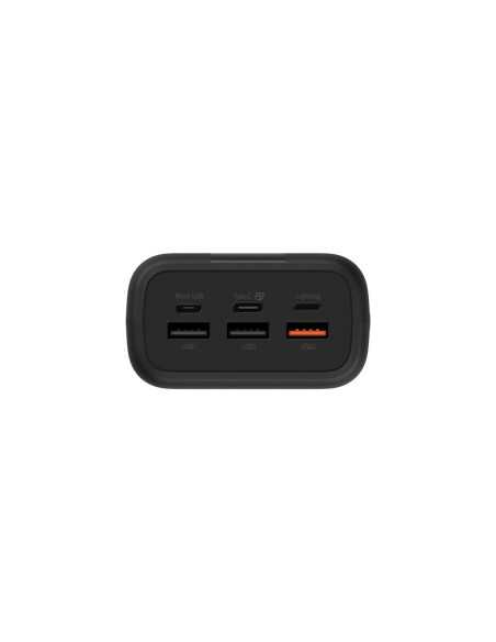 Silicon Power QX55 30.000mAh PowerBank -gt 500 charging cycles Triple USB-A Output, 1x Type-C In/Output , Triple input: Type-