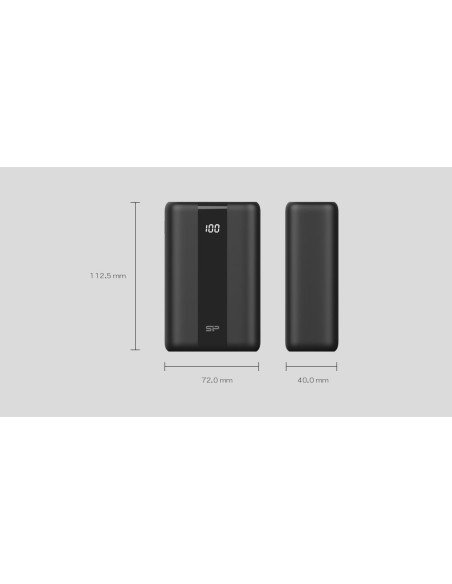Silicon Power QX55 30.000mAh PowerBank -gt 500 charging cycles Triple USB-A Output, 1x Type-C In/Output , Triple input: Type-