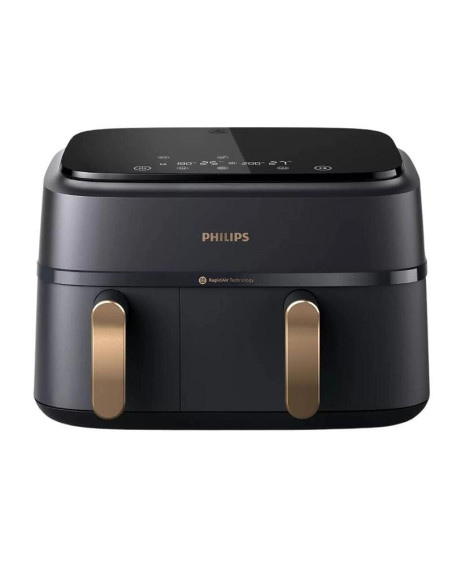 PHILIPS Airfryer Series 3000 Двойна кошница 8 предварително зададени менюта
