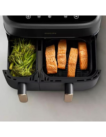 PHILIPS Airfryer Series 3000 Двойна кошница 8 предварително зададени менюта