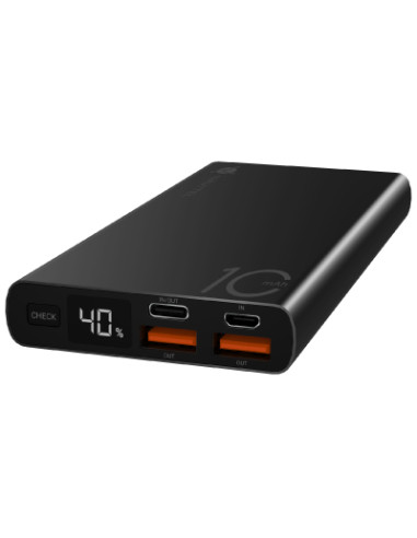 Външна батерия NAVITELPWR10 AL BLACK, 10 000 mAh
