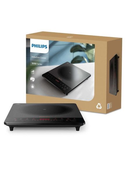 Индукционен котлон PHILIPS серия 5000 8 настройки за автоматично изключване
