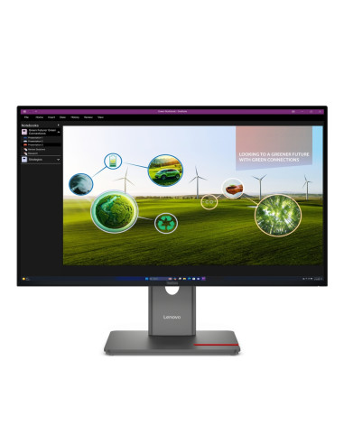 Lenovo ThinkVision P27q-40 27" IPS, WLED, 2560x1440, 16:9, 4ms, 24Hz - 120Hz, 350 cd/m2, 1500:1, HDMI, DP, 3x USB-A, 1x USB-C