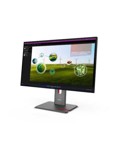 Lenovo ThinkVision P27q-40 27" IPS, WLED, 2560x1440, 16:9, 4ms, 24Hz - 120Hz, 350 cd/m2, 1500:1, HDMI, DP, 3x USB-A, 1x USB-C