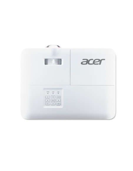 Проектор Acer S1387n, DLP, късофокусен 0.5, WXGA (1280x800), 4000 ANSI Lum, 20 000:1, 1x Zoom, 2x HDMI (1.4b), компонентно ви