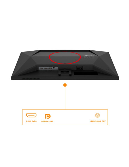 AOC 24G4ZRE, 23.8" Fast IPS WLED, 1920x1080@260Hz (OC, Native 240Hz), 1ms GtG, 0.3ms MPRT, 300cd m/2, 1000:1, Adaptive Sync, 