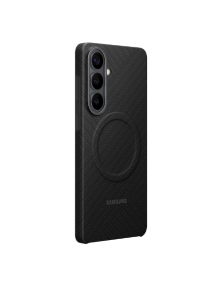 Калъф за Samsung S26+ с карбонов магнит, черен