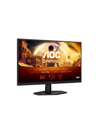 AOC 27G42E, 27" Fast IPS WLED, 1920x1080@180Hz, 1ms GtG, 0.5ms MPRT, 300cd m/2, 1000:1, 80M:1 DCR, Adaptive Sync, FlickerFree
