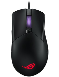 Кабелна игрална мишка Asus ROG Gladius III, 19K оптичен сензор, 19 000 DPI, 6 програмируеми бутона, RGB осветление, дизайн на 2