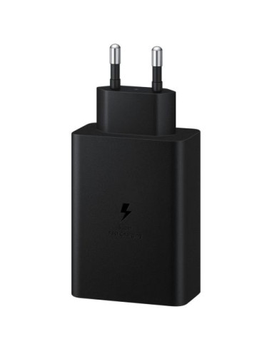 Захранващ адаптер SAMSUNG Trio 65W USB-C 25W USB-C 15W USB-A Черен