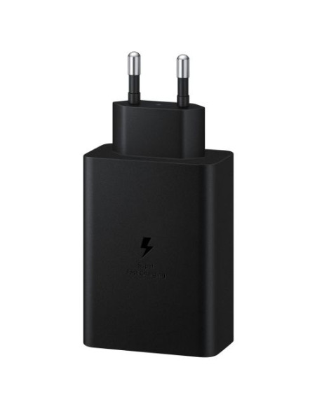 Захранващ адаптер SAMSUNG Trio 65W USB-C 25W USB-C 15W USB-A Черен