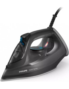 PHILIPS Парна ютия Series 3000 40g/min 180g парен удар SteamGlide Plus 2600 W Черен