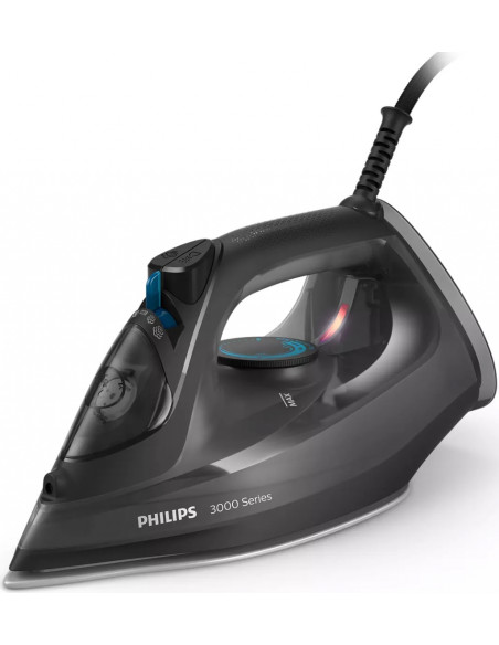 PHILIPS Парна ютия Series 3000 40g/min 180g парен удар SteamGlide Plus 2600 W Черен