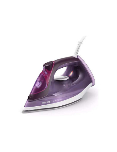 PHILIPS Парна ютия Series 3000 40g/min 200g парен удар SteamGlide Plus 2600 W Черен