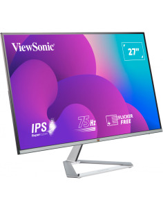 VIEWSONIC VX2776-SMH 27 инча 1920x1080 Full HD 4ms VGA 2 HDMI високоговорител H178/V178 ъгъл на гледане SuperClear IPS сребър