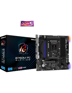 ASROCK MB Desktop B760M PG RIPTIDE (S1700, 4x DDR5, 1x PCIe 4.0 x16, 1x PCIe 4.0 x1, 1x M.2 Key E for Wi-Fi, 1x M.2 Hyper Gen