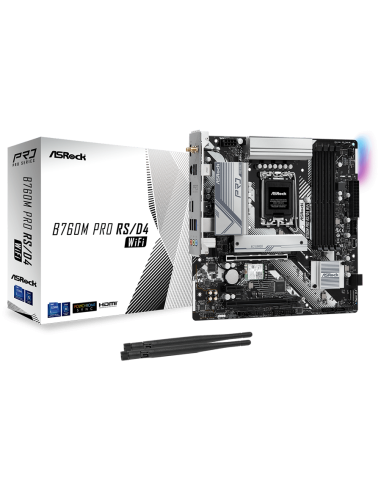 ASROCK MB B760 LGA1700 4 x DDR4 1 x HDMI 1 x DisplayPort 1 x M.2 4 x SATA3 ATX
