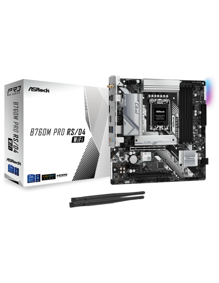 ASROCK MB B760 LGA1700 4 x DDR4 1 x HDMI 1 x DisplayPort 1 x M.2 4 x SATA3 ATX