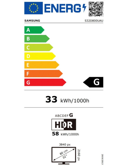 Samsung 32D800 32" VA LED, 3840x2160 PBP, PIP, USB-C 90W, USB 3.0, DP, HDMI Черен