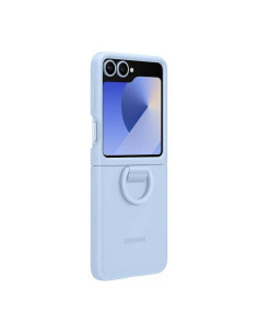 Силиконов калъф Samsung Galaxy Flip6 с пръстен син