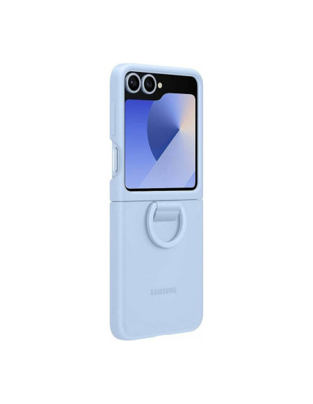 Силиконов калъф Samsung Galaxy Flip6 с пръстен син