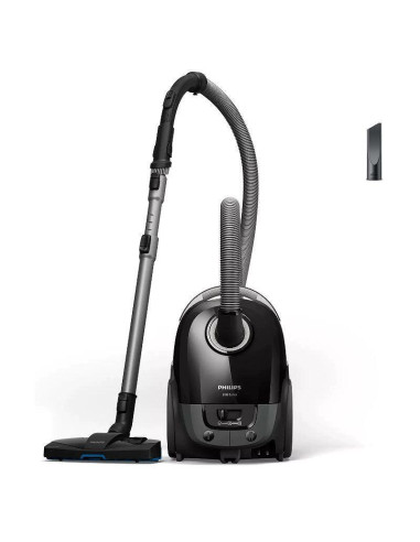 PHILIPS XD3112/09 Прахосмукачка с торба Allergy H13 ﬁlter Deep Black