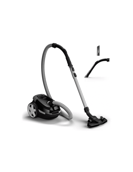 PHILIPS XD3112/09 Прахосмукачка с торба Allergy H13 ﬁlter Deep Black