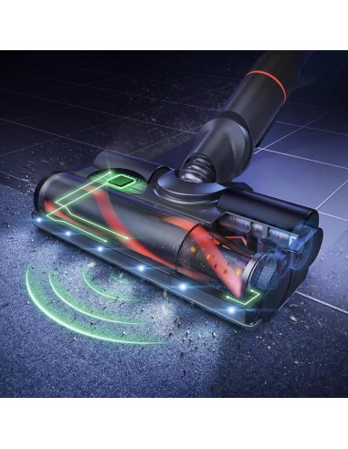 PHILIPS Изправена и ръчна безжична прахосмукачка Aqua пълна серия 7000 LED светлини