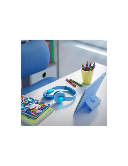 Детски Bluetooth слушалки PHILIPS Максимална сила на звука, ограничена до 85 dB синьо