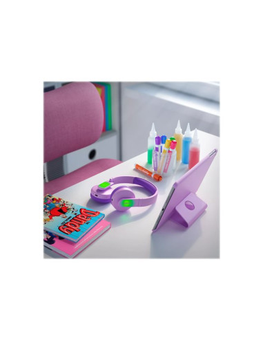 Детски Bluetooth слушалки PHILIPS с максимална сила на звука, ограничена до 85 dB розови