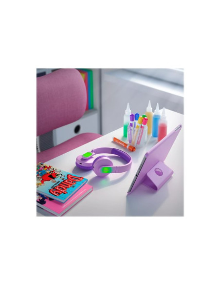 Детски Bluetooth слушалки PHILIPS с максимална сила на звука, ограничена до 85 dB розови